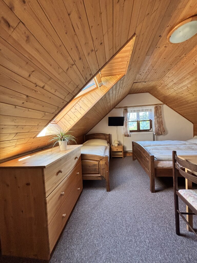 Třílůžkový pokoj - Podkroví- 4
